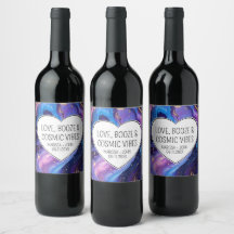 Custom Love, Booze, & Cosmic Vibes Wedding