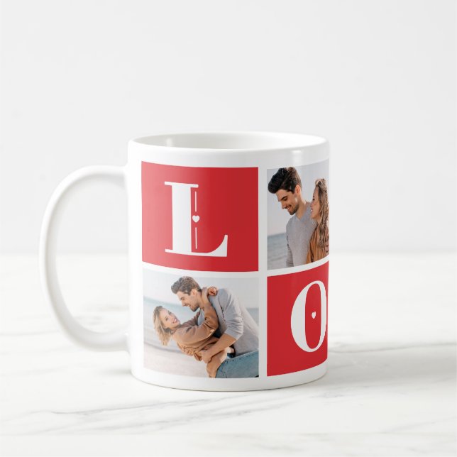 Custom Love Mug - Add your own Images (Left)