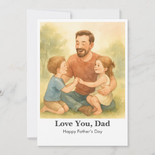  Custom Love You, Dad – Father’s Day Card