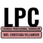 Custom LPC Licensed Professional Counsellor Standing Photo Sculpture<br><div class="desc">Custom LPC Licensed Professional Counsellor Gifts!</div>