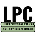 Custom LPC Licensed Professional Counsellor Standing Photo Sculpture<br><div class="desc">Custom LPC Licensed Professional Counsellor Gifts!</div>