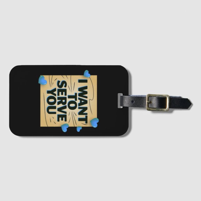 Custom  luggage tag (Front Horizontal)