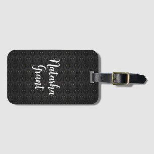 Custom Luggage Tag trendy simple chic typography