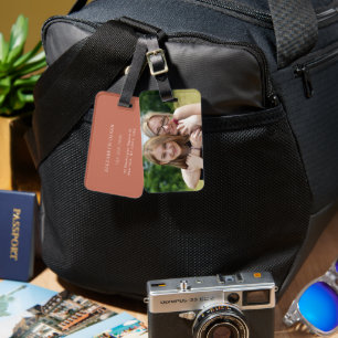 Custom Luggage Tag with Photo - Mother's Day Gift