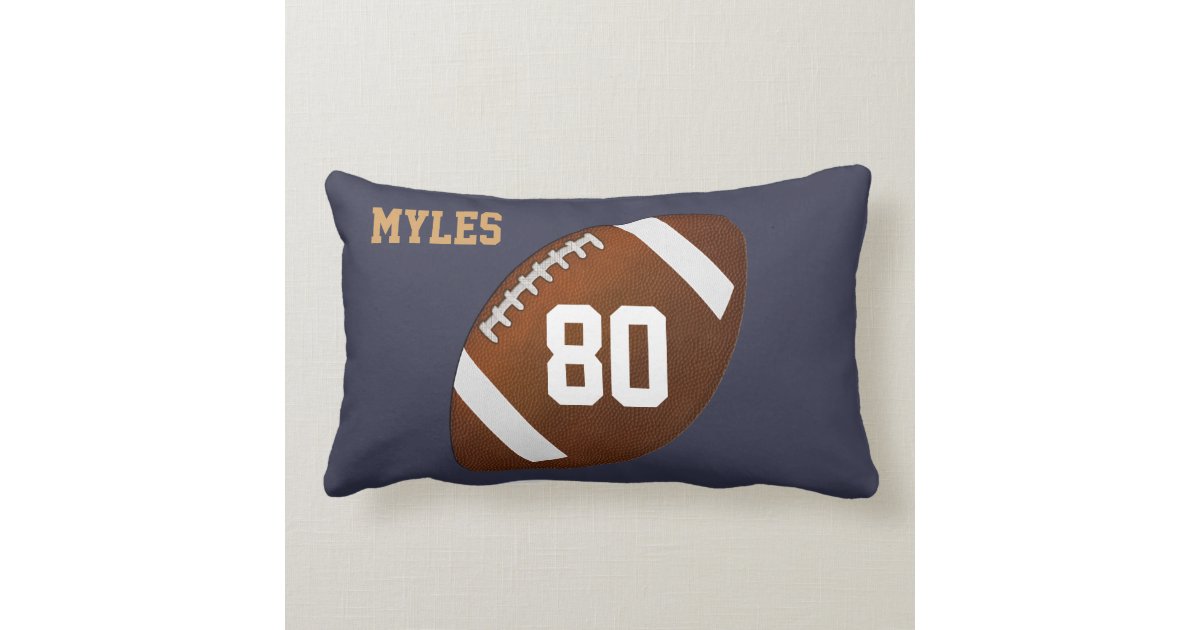 Custom Lumbar Football Pillow for YOUR TEAM Zazzle.co.uk
