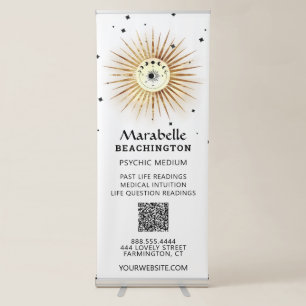 *~* Custom Luna Lunar Moon Magic Light Boho Retractable Banner