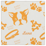 Custom Luna Terrier in Orange Fabric