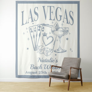 Custom Luxe Las Vegas Bachelorette Party Banner Tapestry