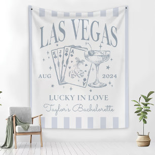 Custom Luxe Las Vegas Bachelorette Party Banner Tapestry