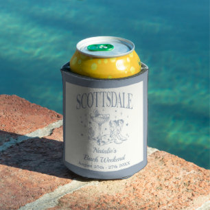 Custom Luxe Scottsdale Bachelorette Party Can Cooler