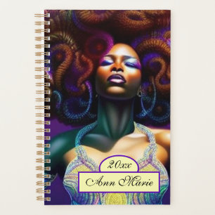 Custom Luxury Black Woman Planner