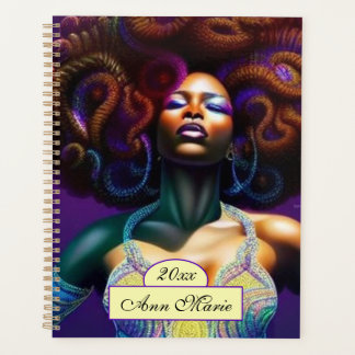 Custom Luxury Black Woman Planner