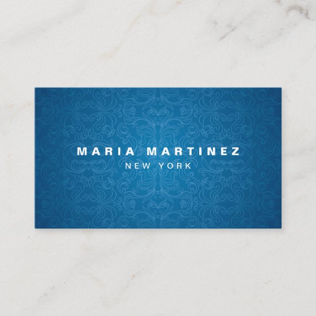 Custom Luxury Boutique Floral Business Card (Front)