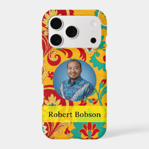 Custom Luxury Gold Indonesian Floral Woven Boho