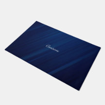 Custom Luxury Navy Blue Abstract