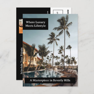 Custom Luxury Real Estate Postcard
