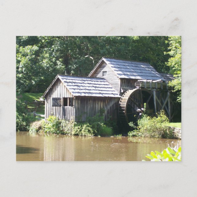 Custom Mabry Mill Postcards (Front)