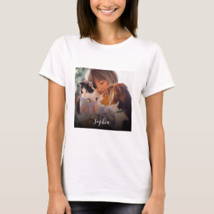 Custom Made - Add Photo and Text T-Shirt