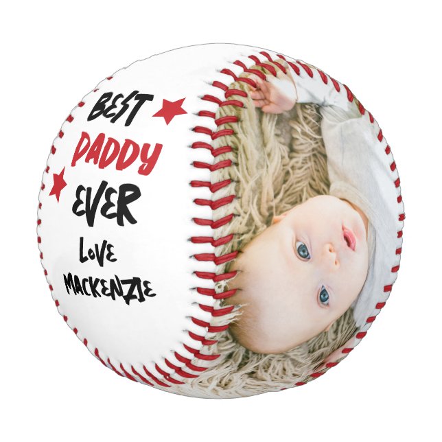 Custom Made Personalised One of a Kind Baseball (Angled)