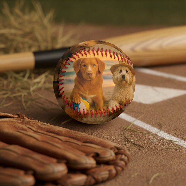 Custom Made Personalized One of a Kind 4 Photo Baseball (Custom Made Personalized One of a Kind 4 Photo Baseball
by Ricaso. Photo gift ideas for sports fans)