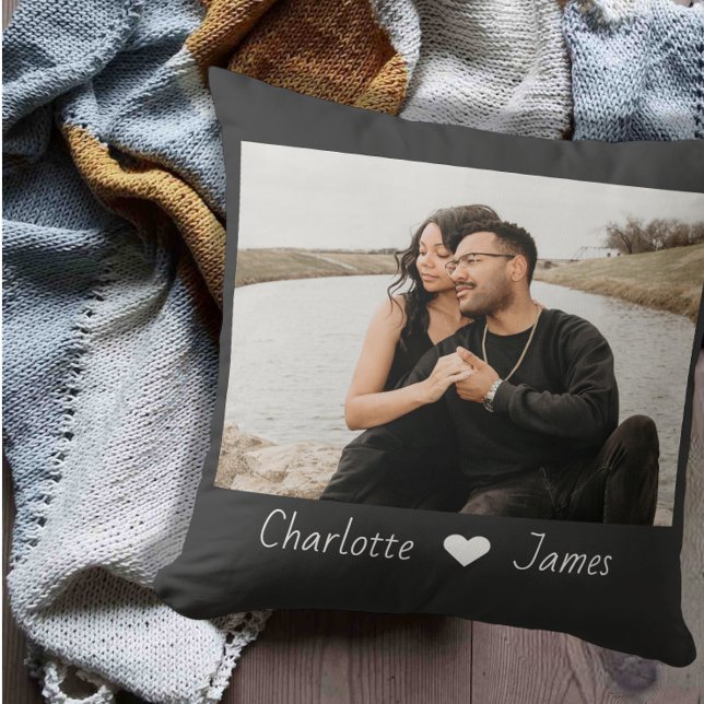 Custom Made Photo And Text Personalised Cushion (Creator Uploaded)