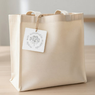Custom “Made with Sustainable Materials” Eco Tag