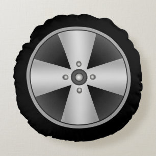 Custom Mag Wheel Round Cushion