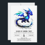 Custom Magical Dragon Digital Boy Birthday Invitation<br><div class="desc">Create a truly magical celebration with our Custom Magical Dragon Digital Boy Birthday invitation. This enchanting design features a mystical dragon, perfect for a fantastical and unforgettable party. Fully editable, you can personalise the invitation to fit your party theme and details. Instantly downloadable, this digital evite ensures a hassle-free online...</div>