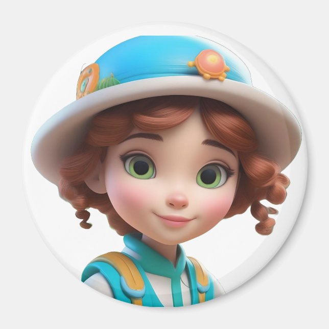 "Custom Magnet with Unique Design" (Front)