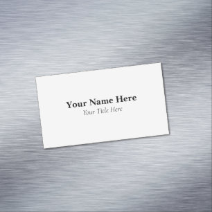 Custom Magnetic Business Card