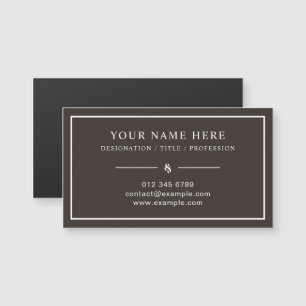 Custom Magnetic Business Card with Professional St