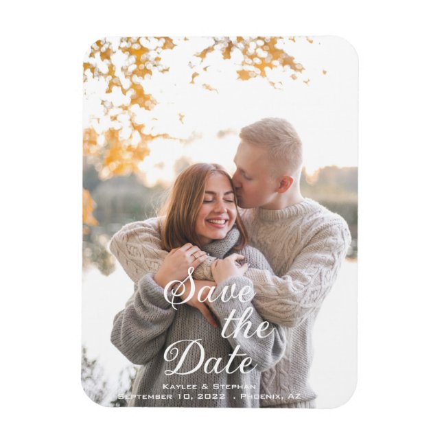 Custom Magnets | Photo Magnets, Save The Date (Vertical)
