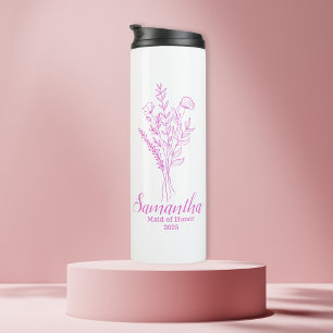 Custom Maid Of Honour Name Thermal Tumbler