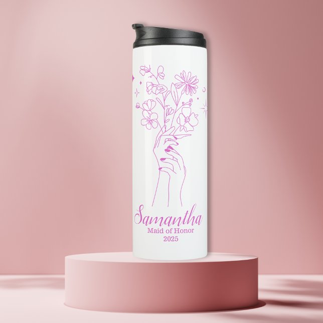 Custom Maid Of Honour Name  Thermal Tumbler (Creator Uploaded)