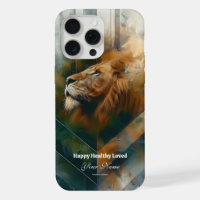 Custom : Majestic Lion iPhone 15 Promax Case