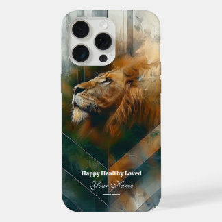 Custom : Majestic Lion iPhone 15 Promax Case