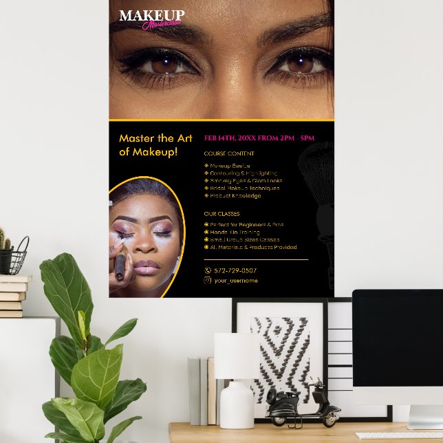 Custom Make Up Artist Poster (Home Office)