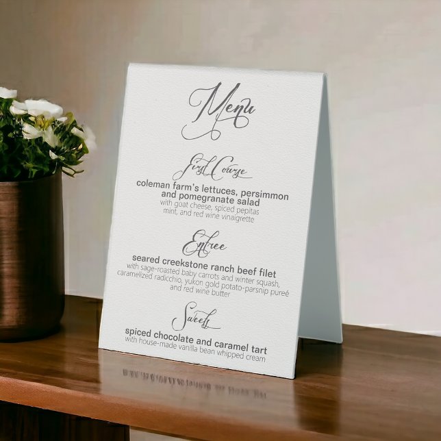 Custom Make Your Own 3-Course Dinner Menu Template (Creator Uploaded)
