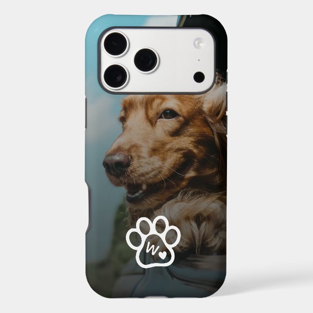 Custom Make Your Own Pet Photo Potrait Monogram (Back)