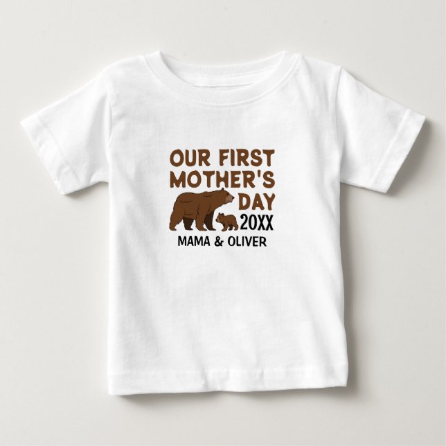 Custom Mama And Kid T-Shirt (Front)
