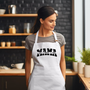 Custom Mama And Kids Name Shirt Mother's Day Gift  Standard Apron