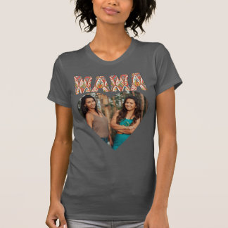 Custom Mama Photo T-Shirt Mother's Day Gift 