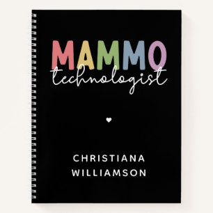 Custom Mammo Technologist Mammography Tech Notebook