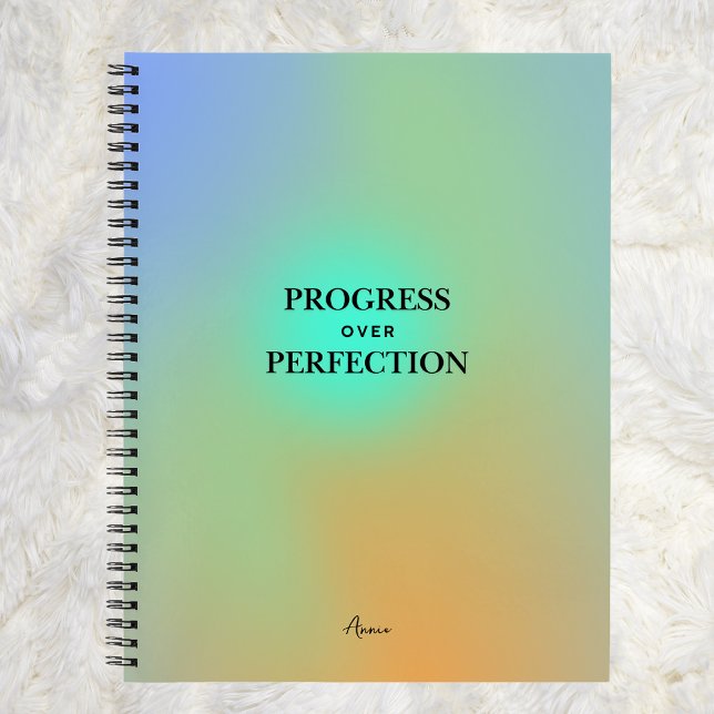 Custom Manifestation Gradient Aura Quote Notebook (Creator Uploaded)