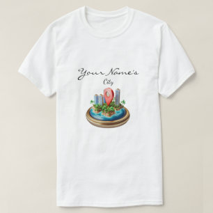 Custom Map CIty T-Shirt