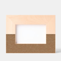 Custom Maple & Walnut Frame – Horizontal Split