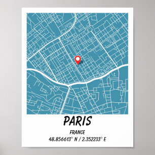 Custom Maps, City Map Prints, Custom Map Print