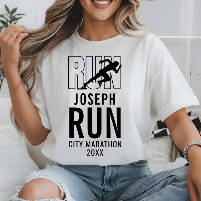 Custom Marathon Support Crew Runner's Race Team T-Shirt (Creator Uploaded)