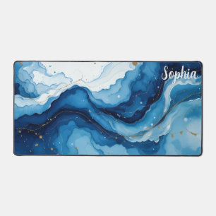 Custom Marble Desk Mat: Personalised Gaming Mousep Mat