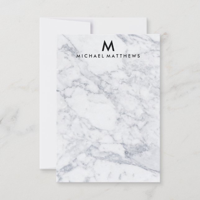 CUSTOM MARBLE STATIONERY CARD (Front)